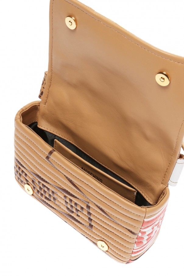 Biker jacket motif shoulder bag Moschino Vitkac Spain